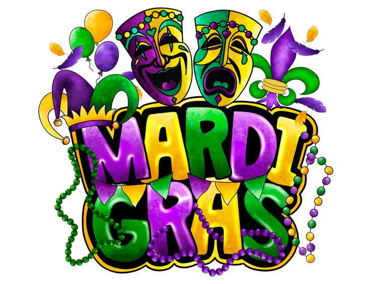 Colorful Mardi Gras Accessories - Handcrafted Collection for Your Celebration