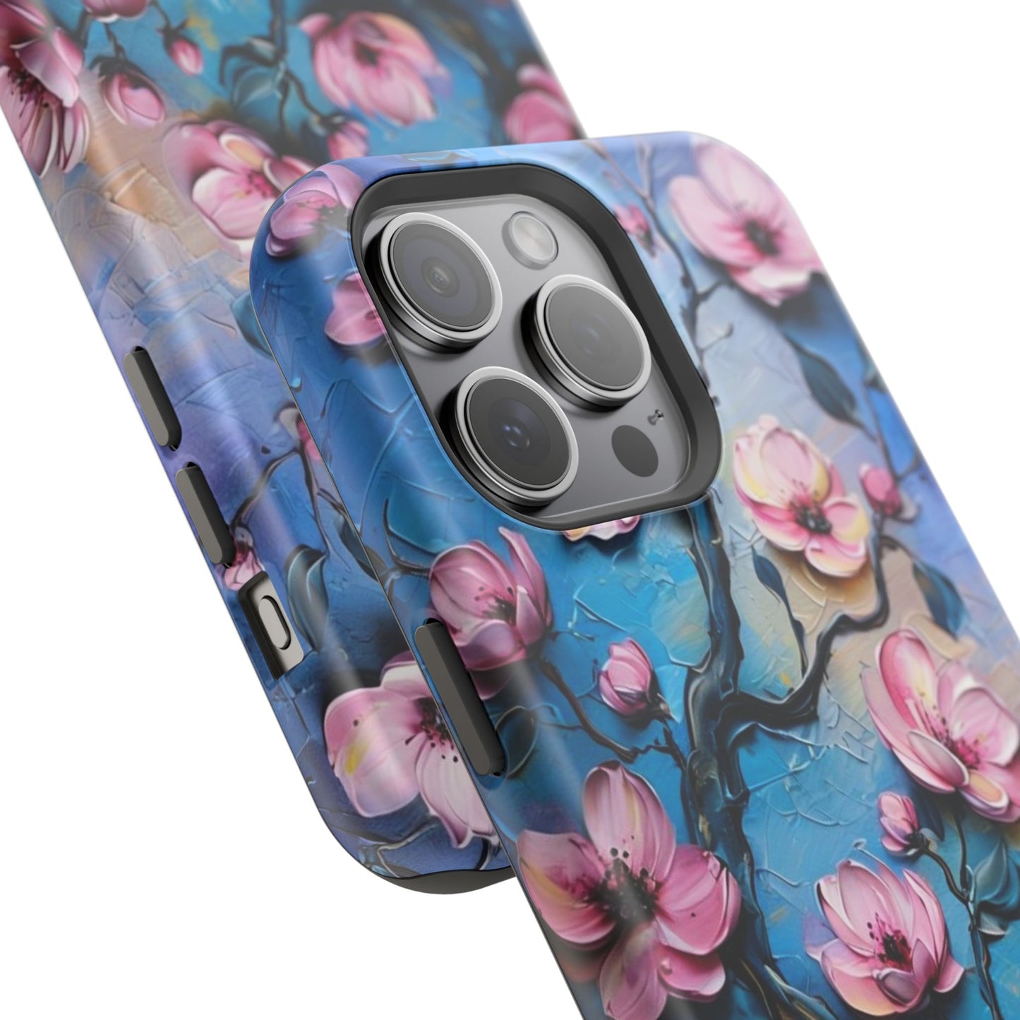 Floral Magnetic Tough Cases - Durable Phone Protection with Artistic Design, Phone Accessories, Gift for Her, Custom Cases,