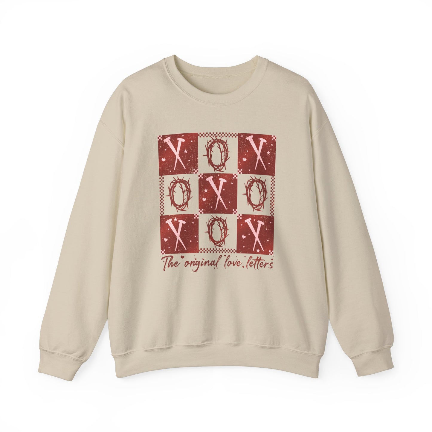 Romantic Crewneck Sweatshirt - 'The Original Love Letters' Design