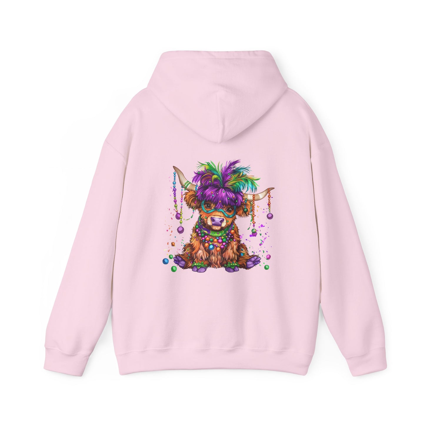 Colorful Celebration Cute Cow Hoodie, Fun Pet Hoodie, Unisex Sweatshirt for Cow Lovers, Perfect for Birthdays, Parties, and Everyday Wear,