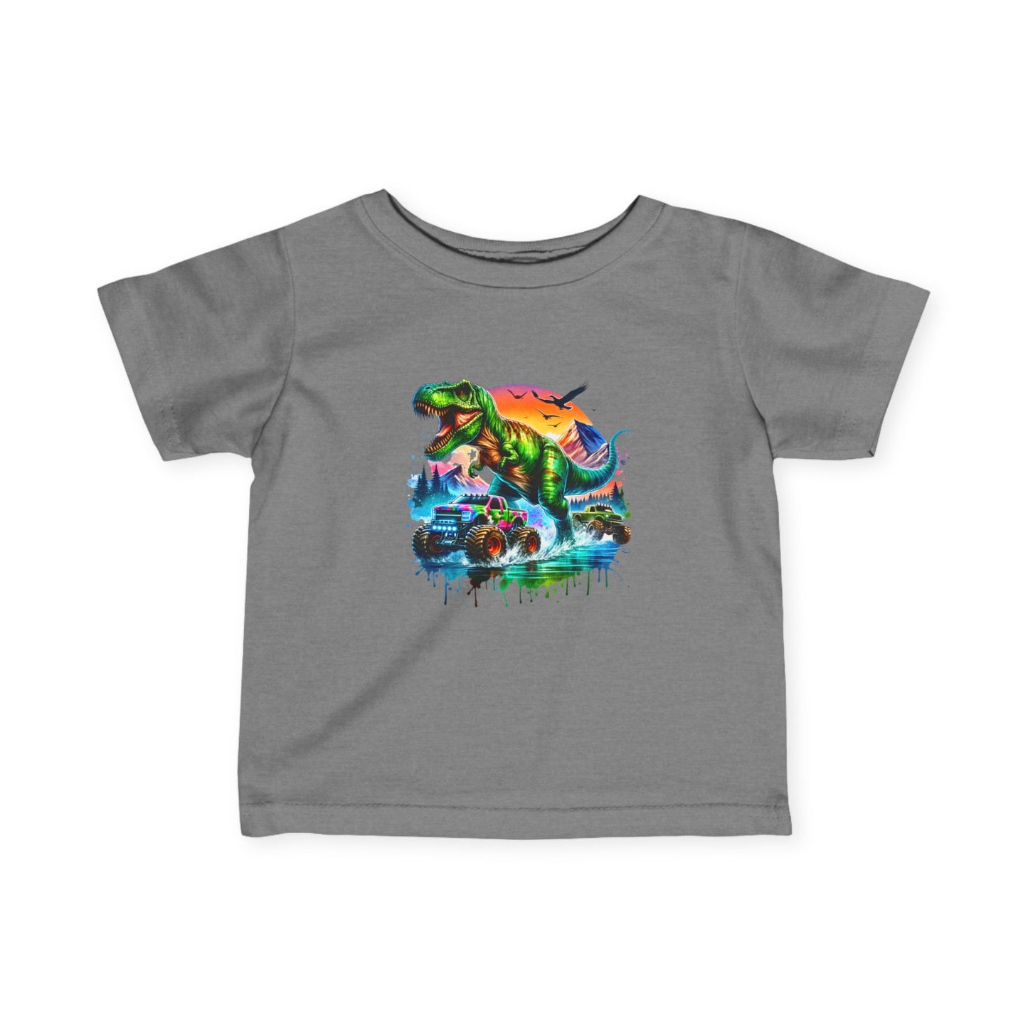 Infant Tee, Dinosaur Adventure Kids Shirt, Cute Toddler Tee, Prehistoric Dino Art, Gift for Baby Showers and Birthdays, Fun Baby Outfit