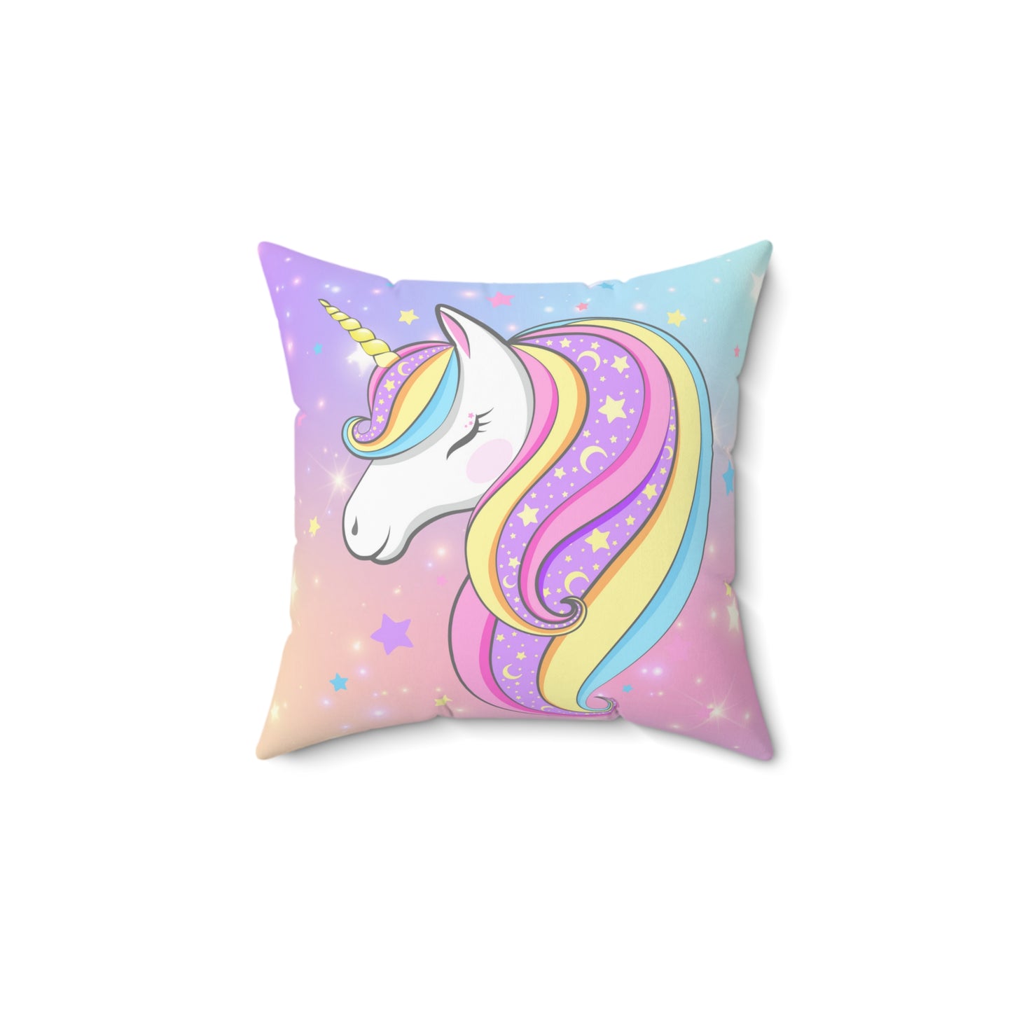 Unicorn Dream Pillow | Whimsical Decor for Kids' Rooms, Magical Gifts for Unicorn Lovers, Fantasy Bedroom Essentials, Playroom Accessories