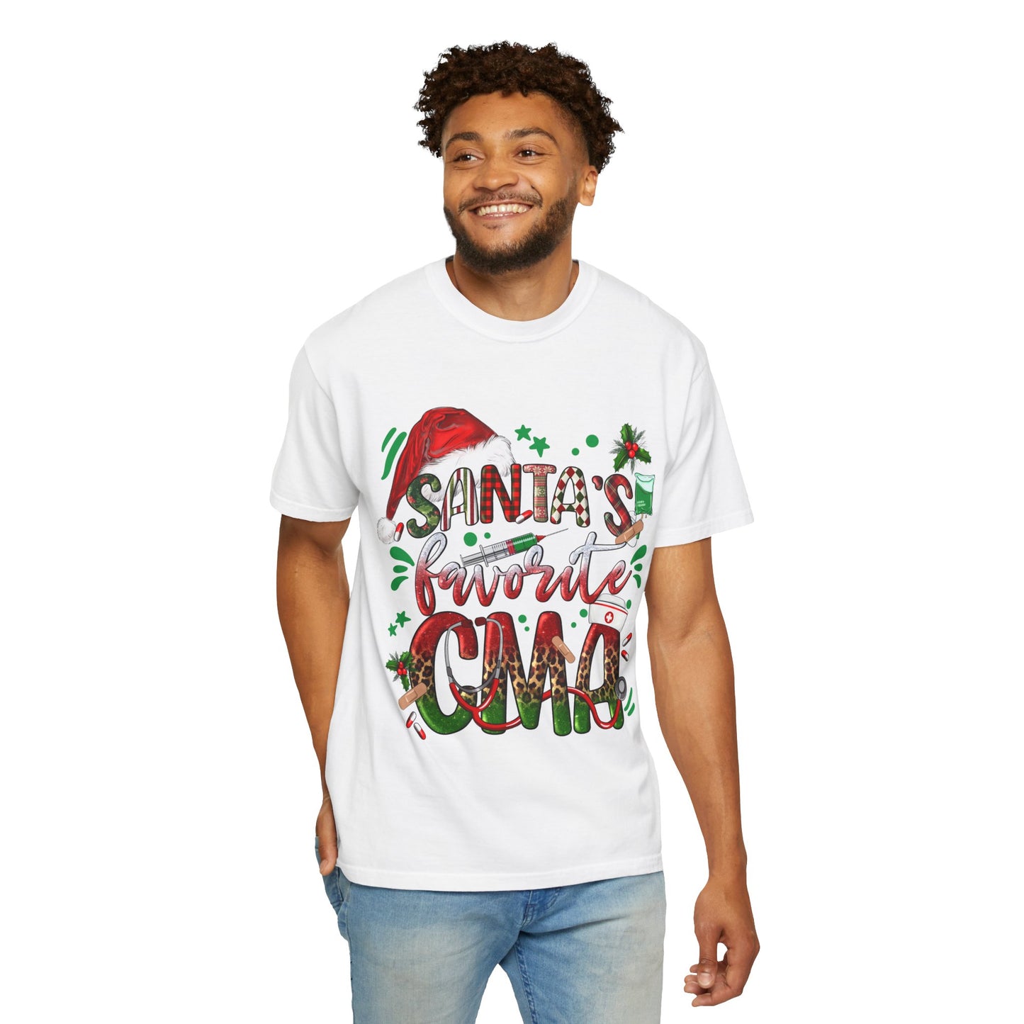 Santa's Favorite CMA Crew Christmas T-Shirt, Holiday Gift, Family Reunion Tee, Festive Apparel, Xmas Party Shirt