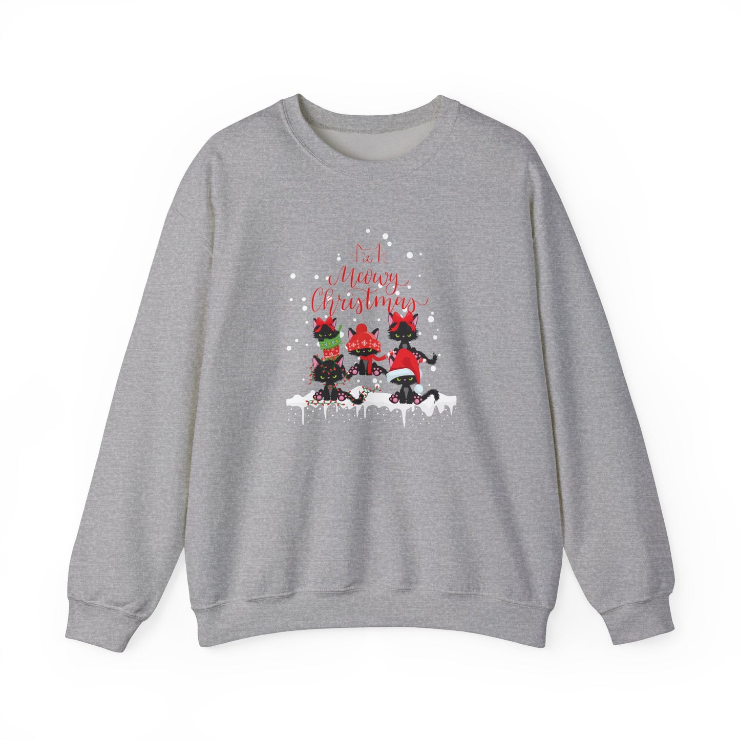 Merry Christmas Unisex Crewneck Sweatshirt, Cozy Holiday Gift, Festive Sweatshirt, Christmas Jumper, Family Gathering Apparel