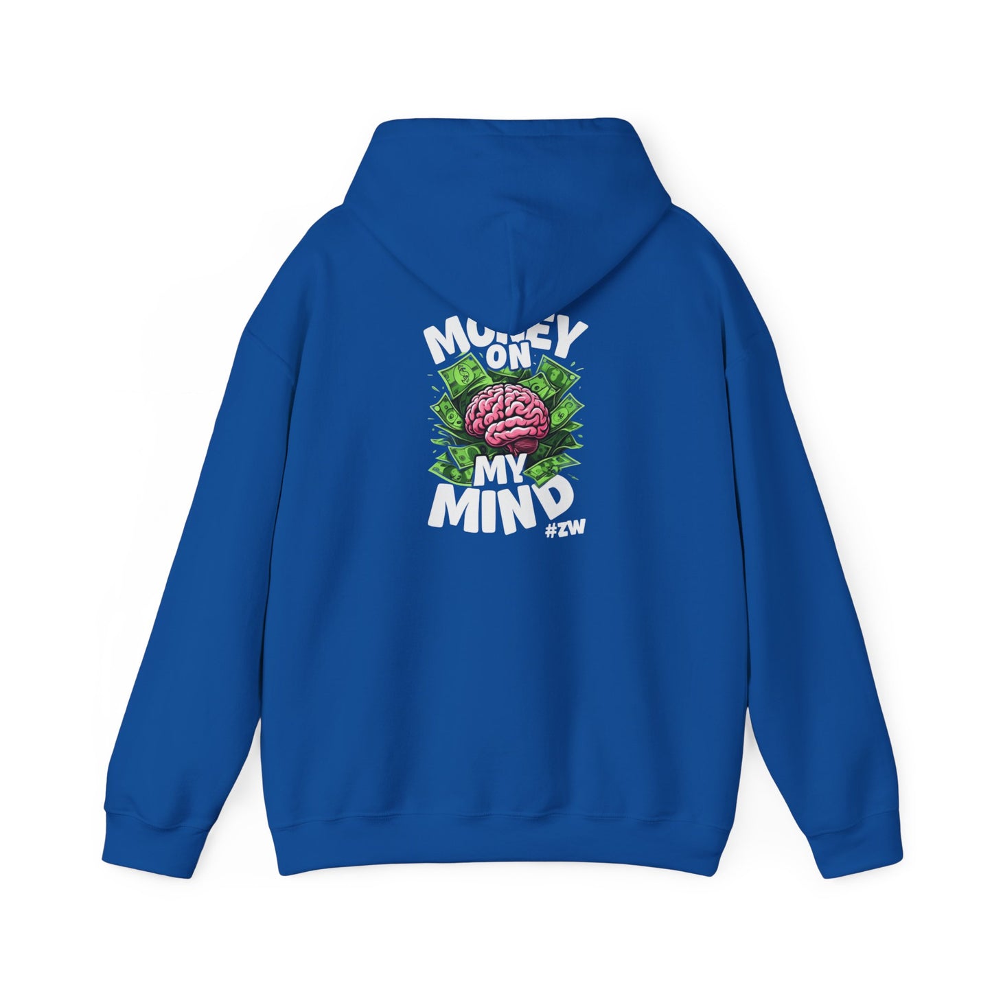 Money Lovers Graphic Hoodie, Finance Enthusiasts Gift, Cozy Streetwear Sweatshirt, 'Money on My Mind', Unisex Pullover, Trendy Jumper