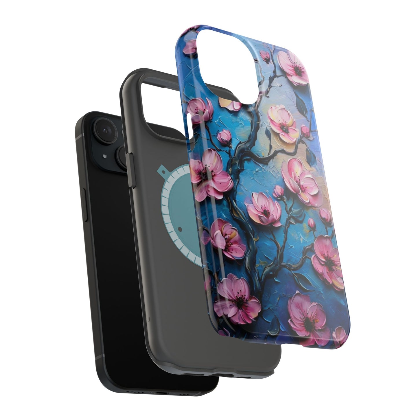 Floral Magnetic Tough Cases - Durable Phone Protection with Artistic Design, Phone Accessories, Gift for Her, Custom Cases,