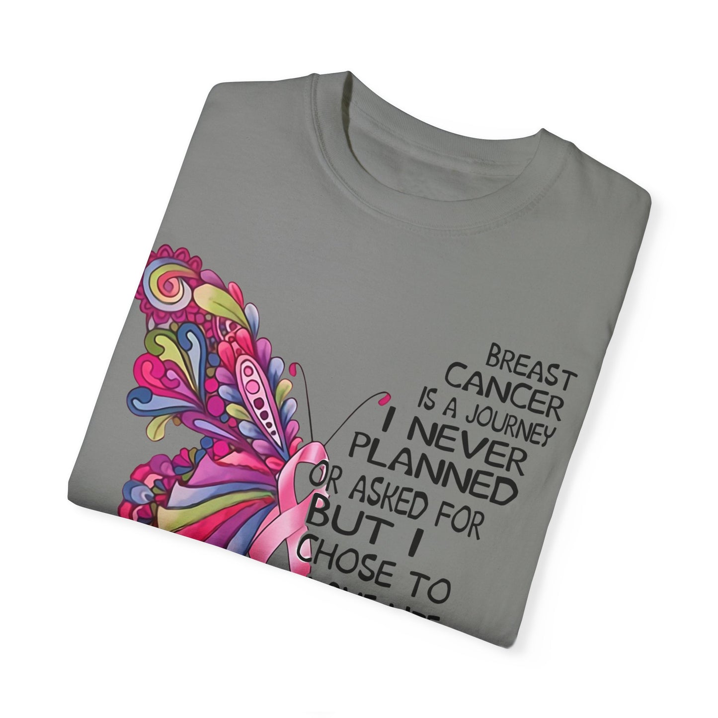 Inspirational Cancer Awareness T-Shirt – Love Life, Fight Disease, and Win!