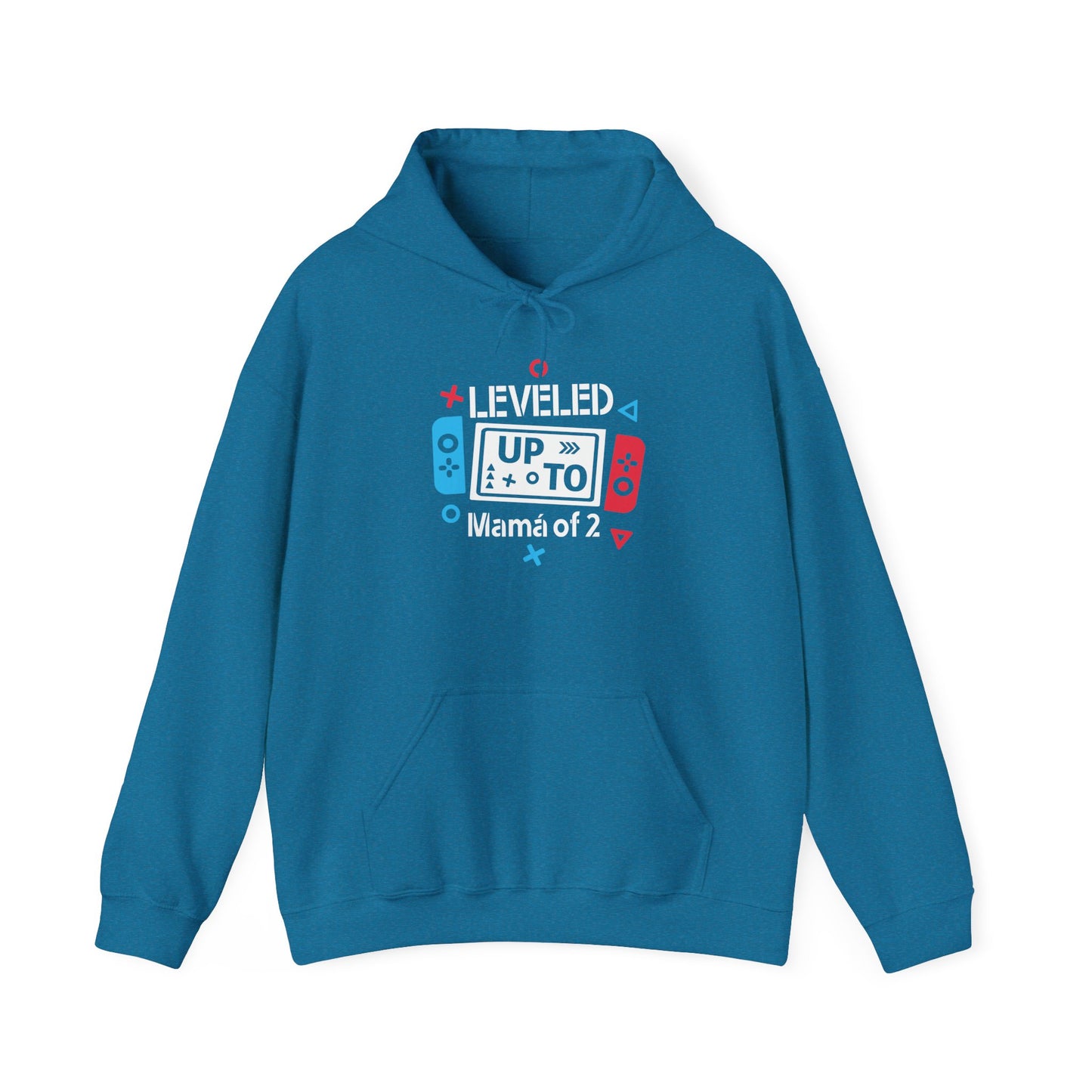 Level Up Mama of 2 Unisex Hooded Sweatshirt - Gamer Mom Gift