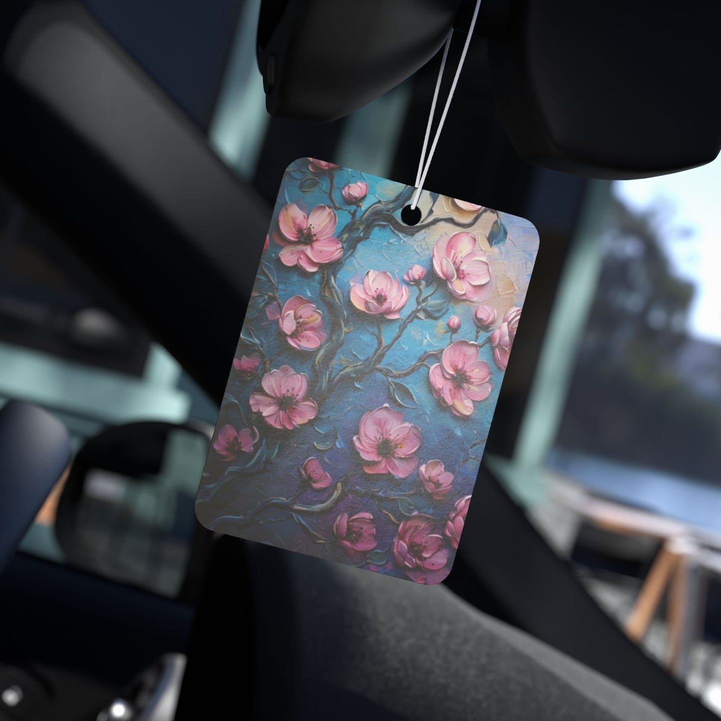 Floral Bliss Car Air Freshener | Scented Hanging Decor for Vehicles, Freshener Gift, Nature Inspired, Mother's Day, Home