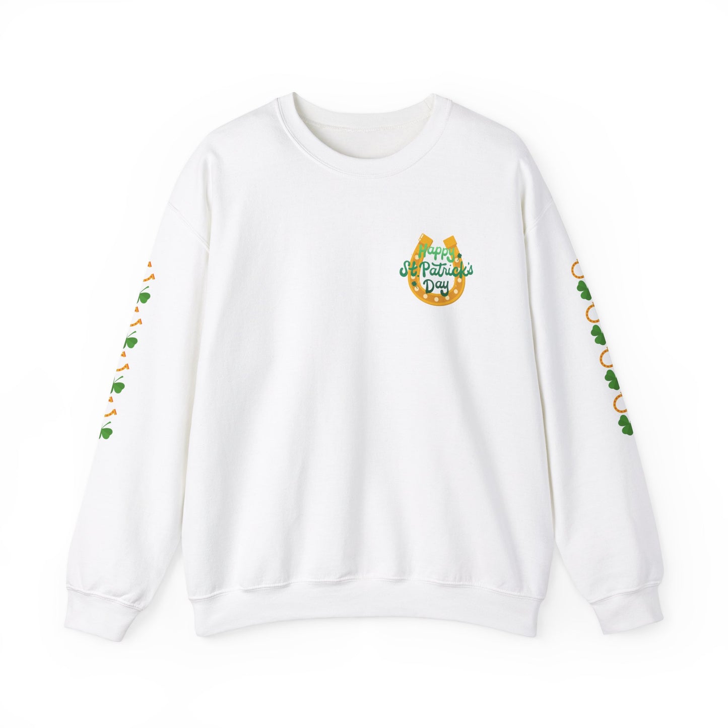 St. Patricks Day Sweatshirt - Unisex Heavy Blend™ Crewneck, Luck Charm Shirt, Irish Holiday Apparel, Festive Green Gift