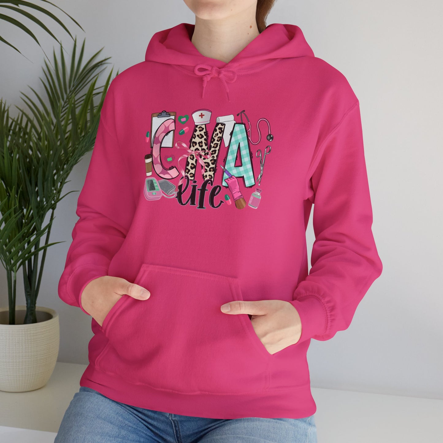 CNA Life Hoodie - Trendy Casual Sweatshirt for Everyday Wear, Medical Life