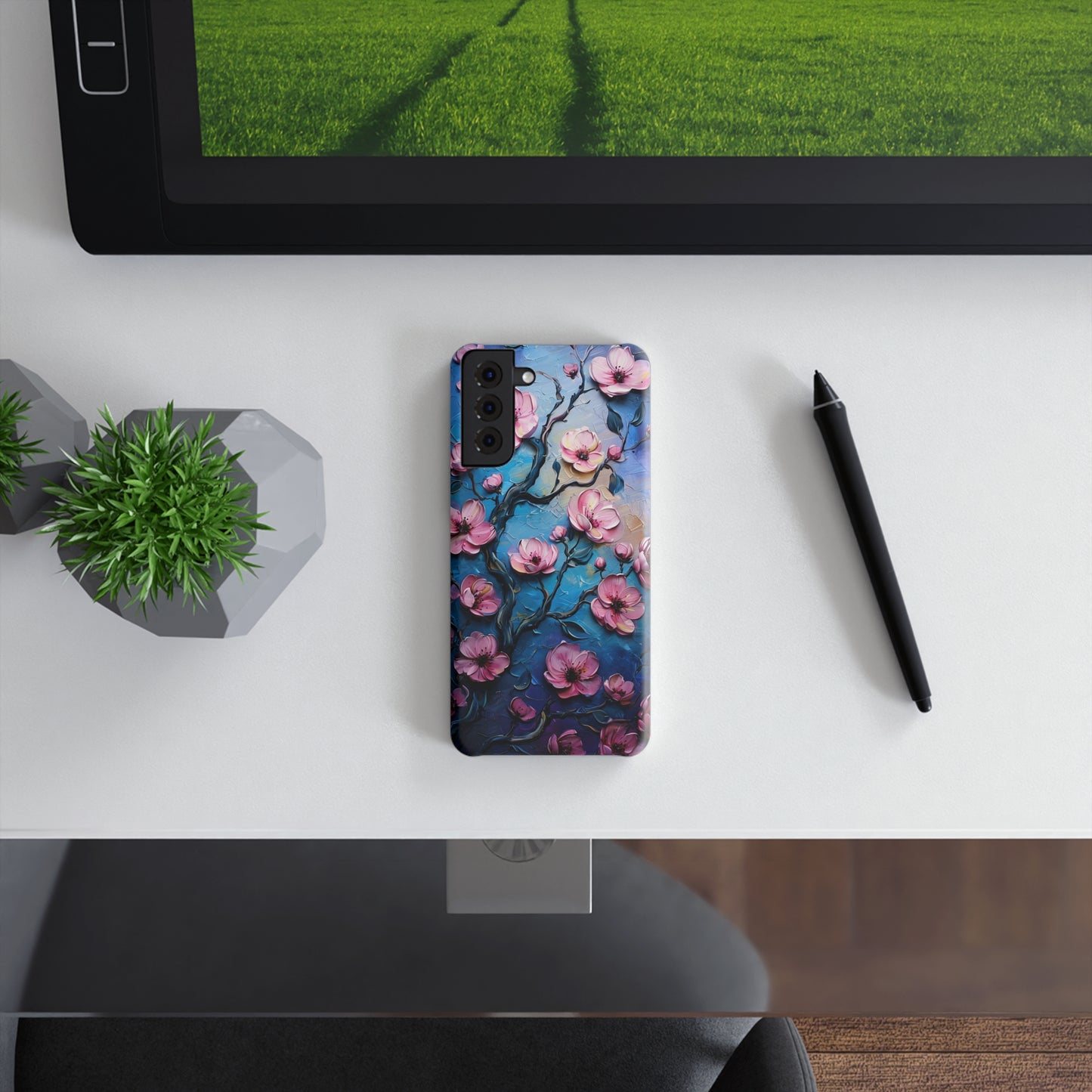 Floral Slim Snap Case - Phone Protector, Gift for Flower Lovers, Unique Tech Accessories, Mother's Day, Birthday Present, Nature Aesthetic