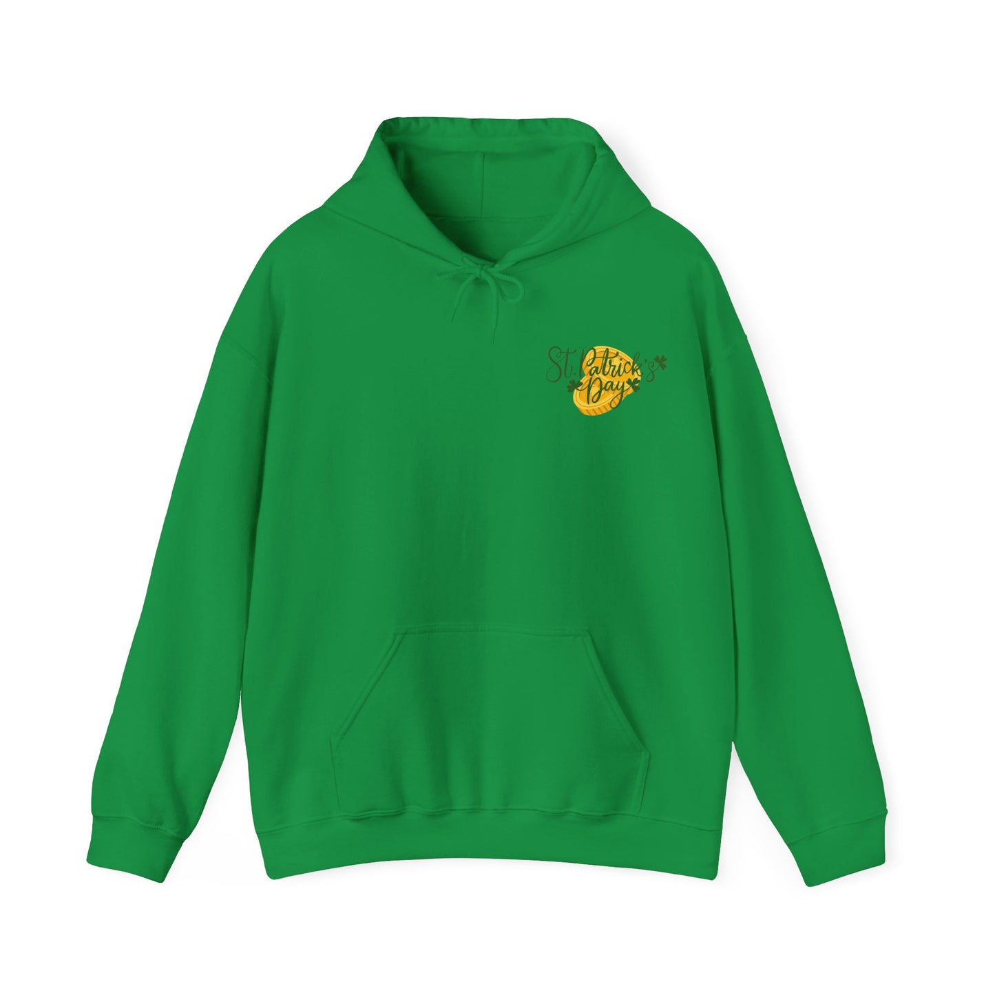 St. Patrick's Day Kiss Sweatshirt, Unisex Hooded Sweatshirt, Cute Irish Sweatshirt, Party Hoodie, Shamrock Sweatshirt