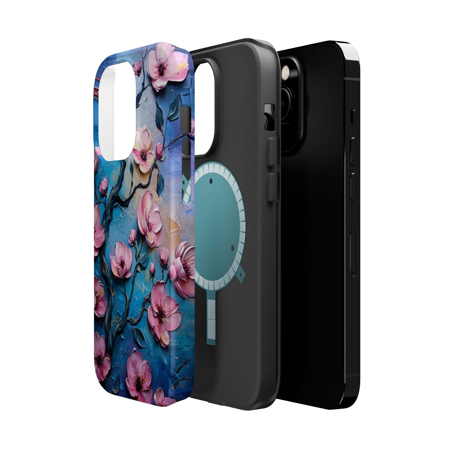 Floral Magnetic Tough Cases - Durable Phone Protection with Artistic Design, Phone Accessories, Gift for Her, Custom Cases,