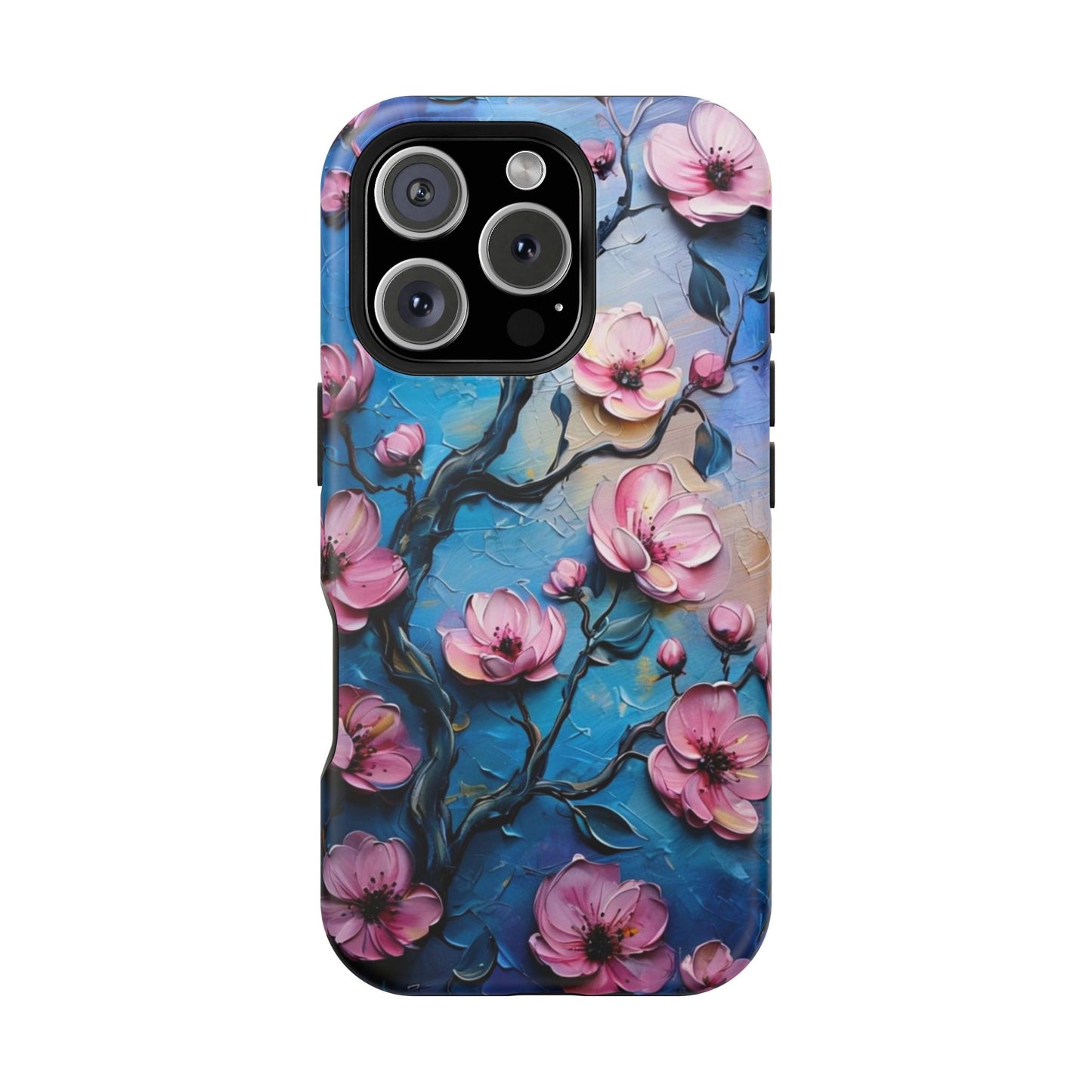 Floral Magnetic Tough Cases - Durable Phone Protection with Artistic Design, Phone Accessories, Gift for Her, Custom Cases,