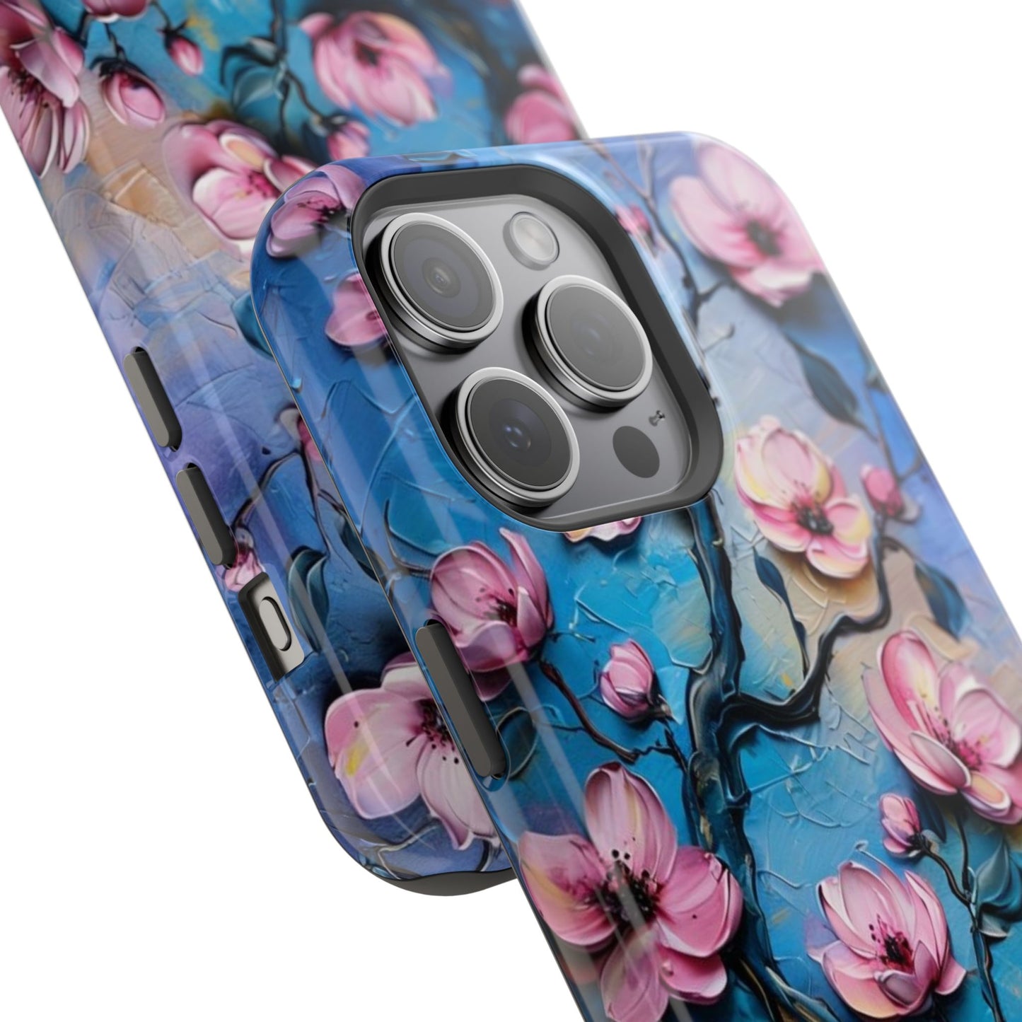 Floral Magnetic Tough Cases - Durable Phone Protection with Artistic Design, Phone Accessories, Gift for Her, Custom Cases,