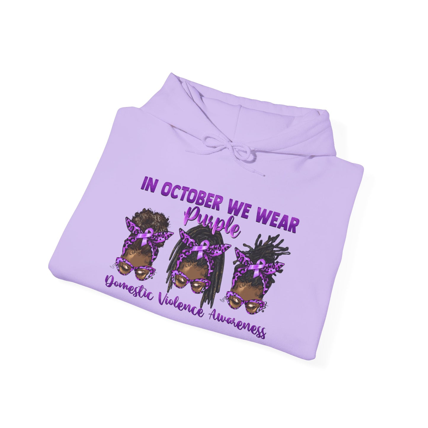 Purple Awareness Sweatshirt, Unisex Hoodie for Domestic Violence Awareness, October Awareness Month, Supportive Gift, Cozy Apparel,