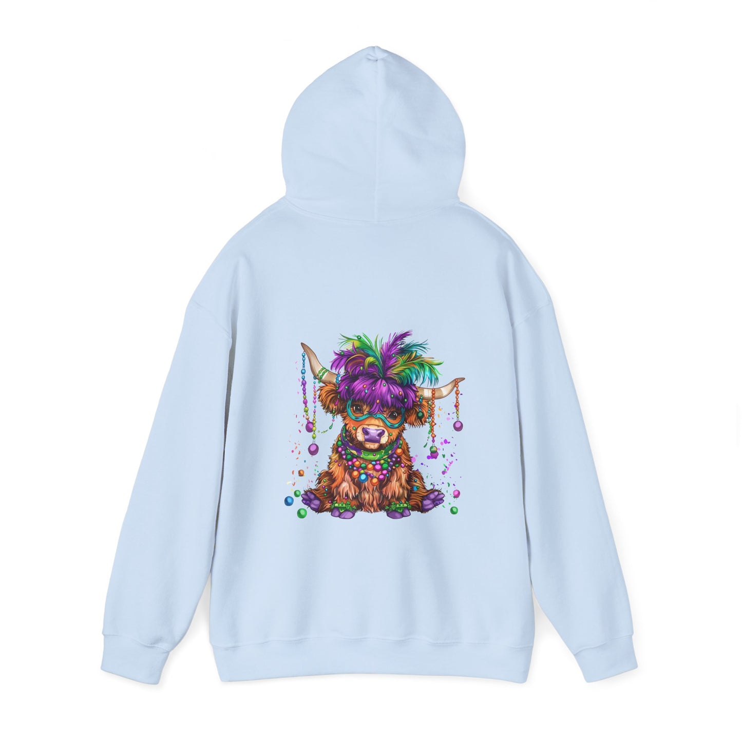 Colorful Celebration Cute Cow Hoodie, Fun Pet Hoodie, Unisex Sweatshirt for Cow Lovers, Perfect for Birthdays, Parties, and Everyday Wear,