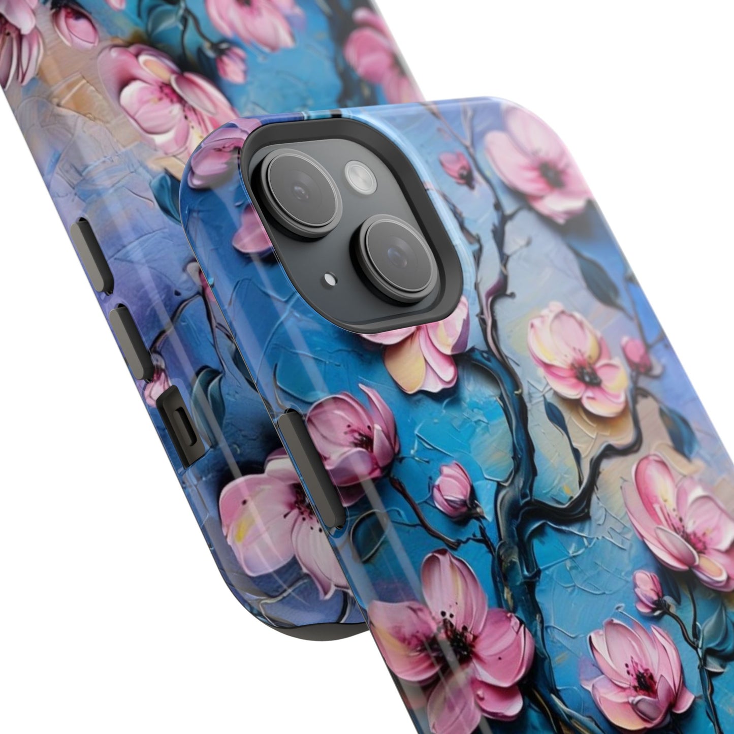 Floral Magnetic Tough Cases - Durable Phone Protection with Artistic Design, Phone Accessories, Gift for Her, Custom Cases,