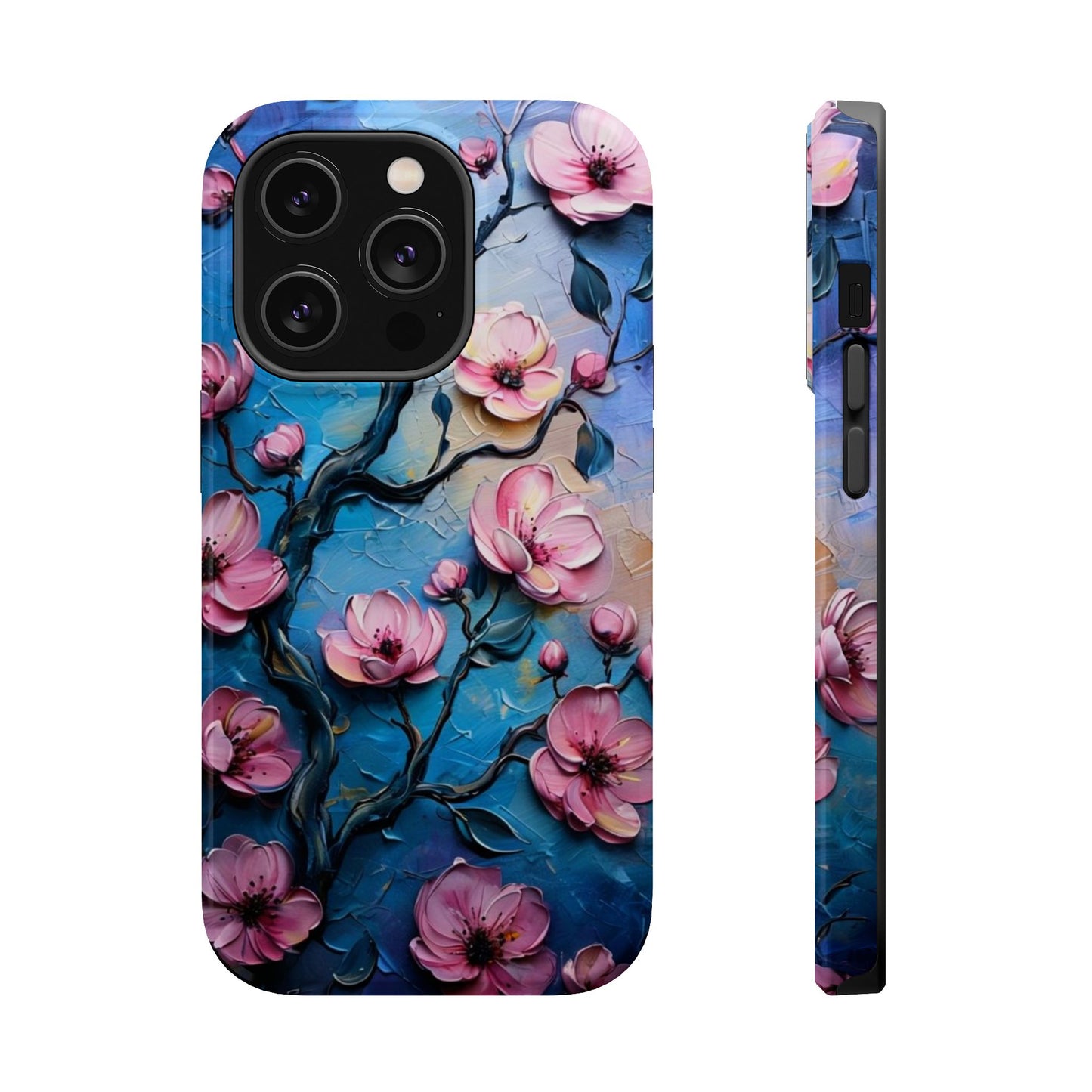 Floral Magnetic Tough Cases - Durable Phone Protection with Artistic Design, Phone Accessories, Gift for Her, Custom Cases,