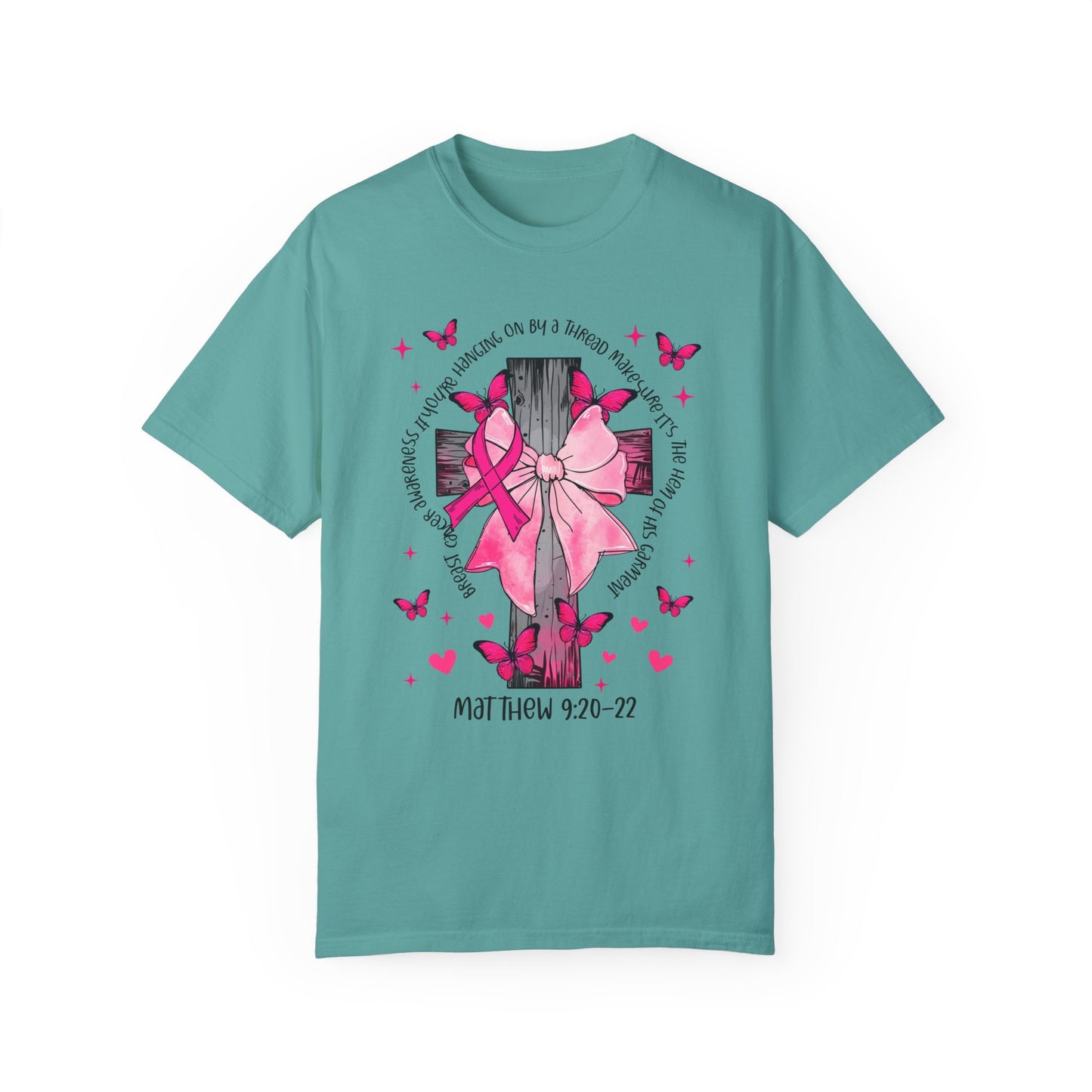 Butterfly and Ribbon Inspirational T-Shirt