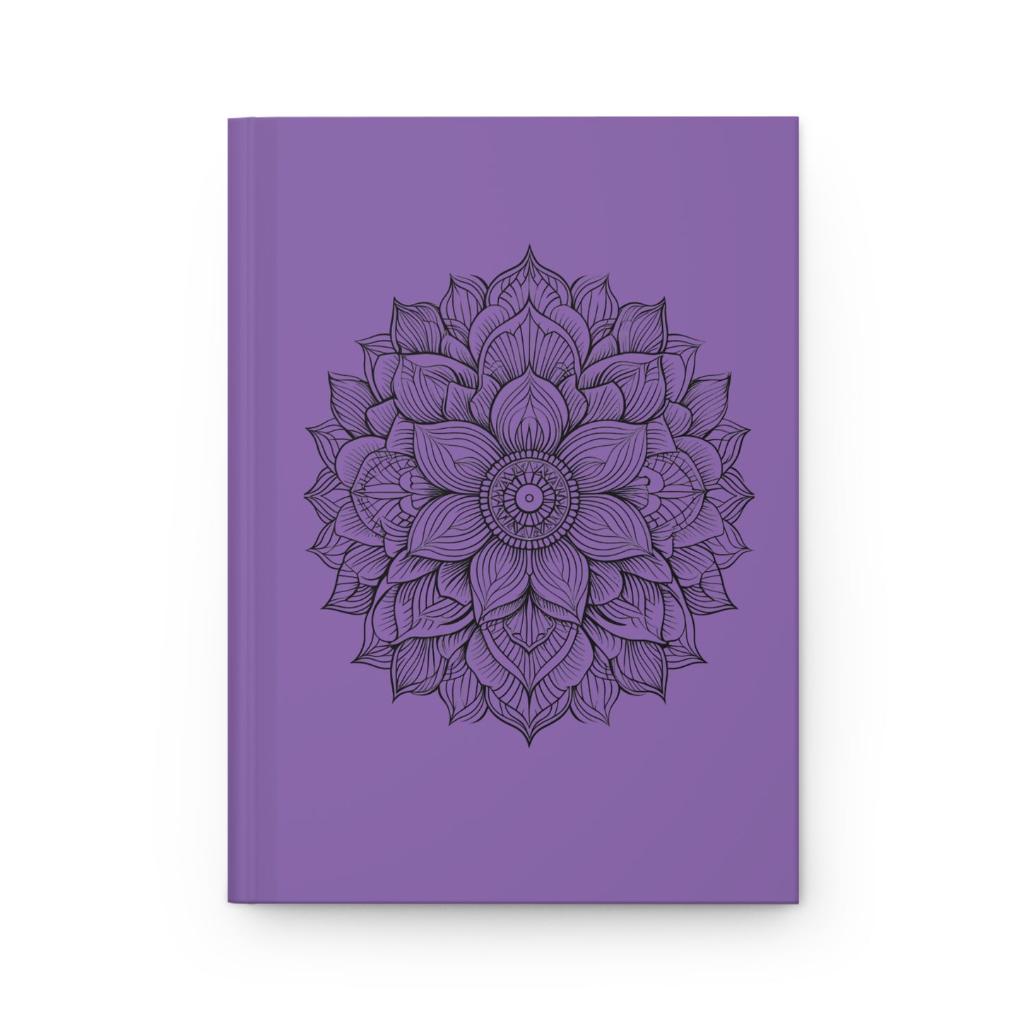 Elegant Purple Mandala Hardcover Journal, Perfect for Mindfulness, Meditation, Gift for Her, Inspirational Diary, Art Lovers