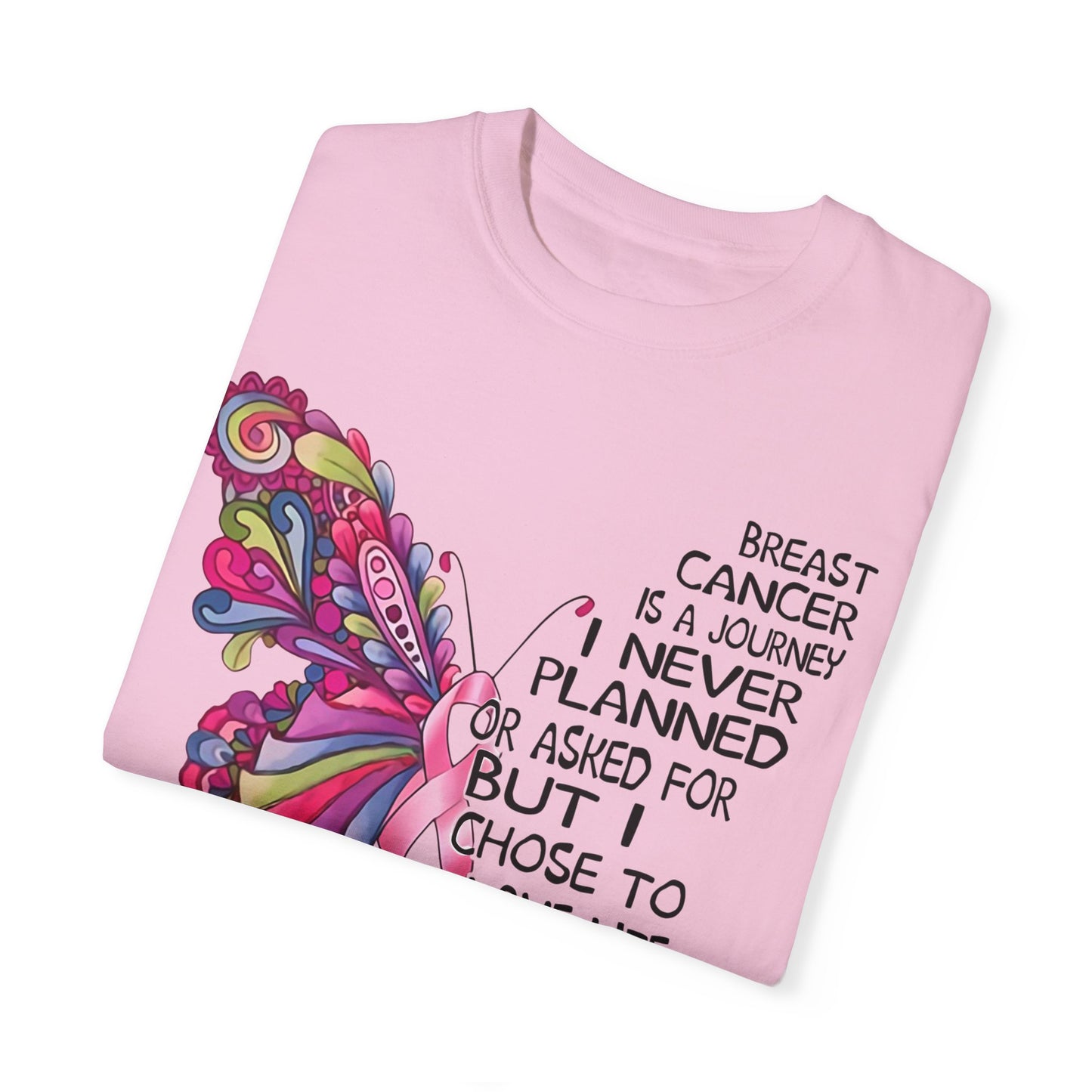 Inspirational Cancer Awareness T-Shirt – Love Life, Fight Disease, and Win!