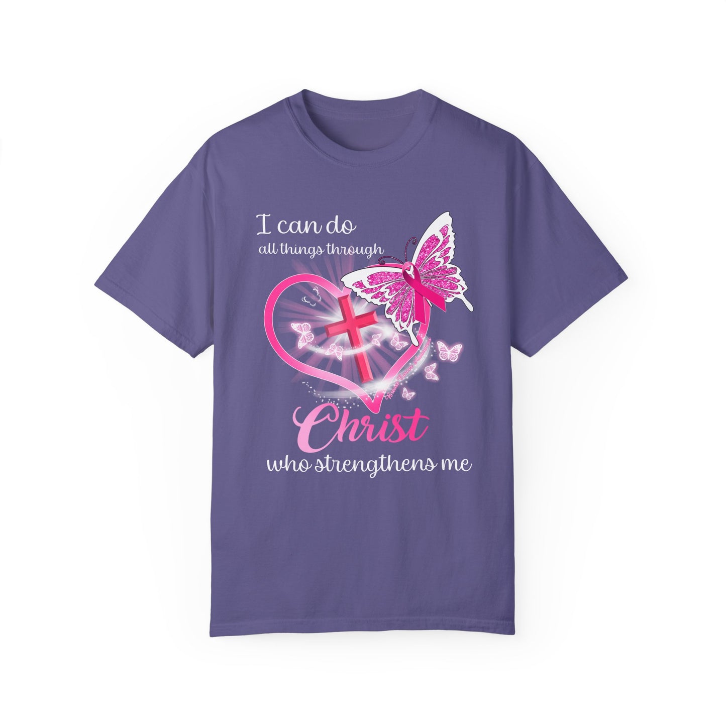 Inspirational Butterfly T-Shirt - Faith & Strength for Every Occasion