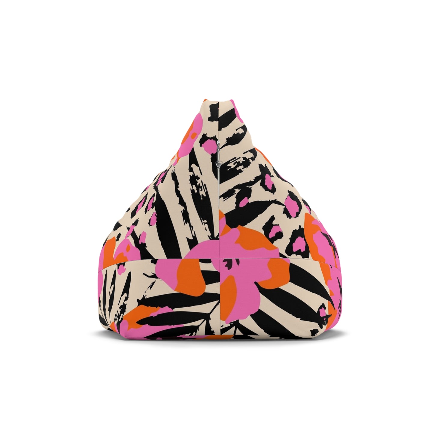 Tropical Floral Bean Bag Chair Cover - Vibrant & Stylish Furniture Accent