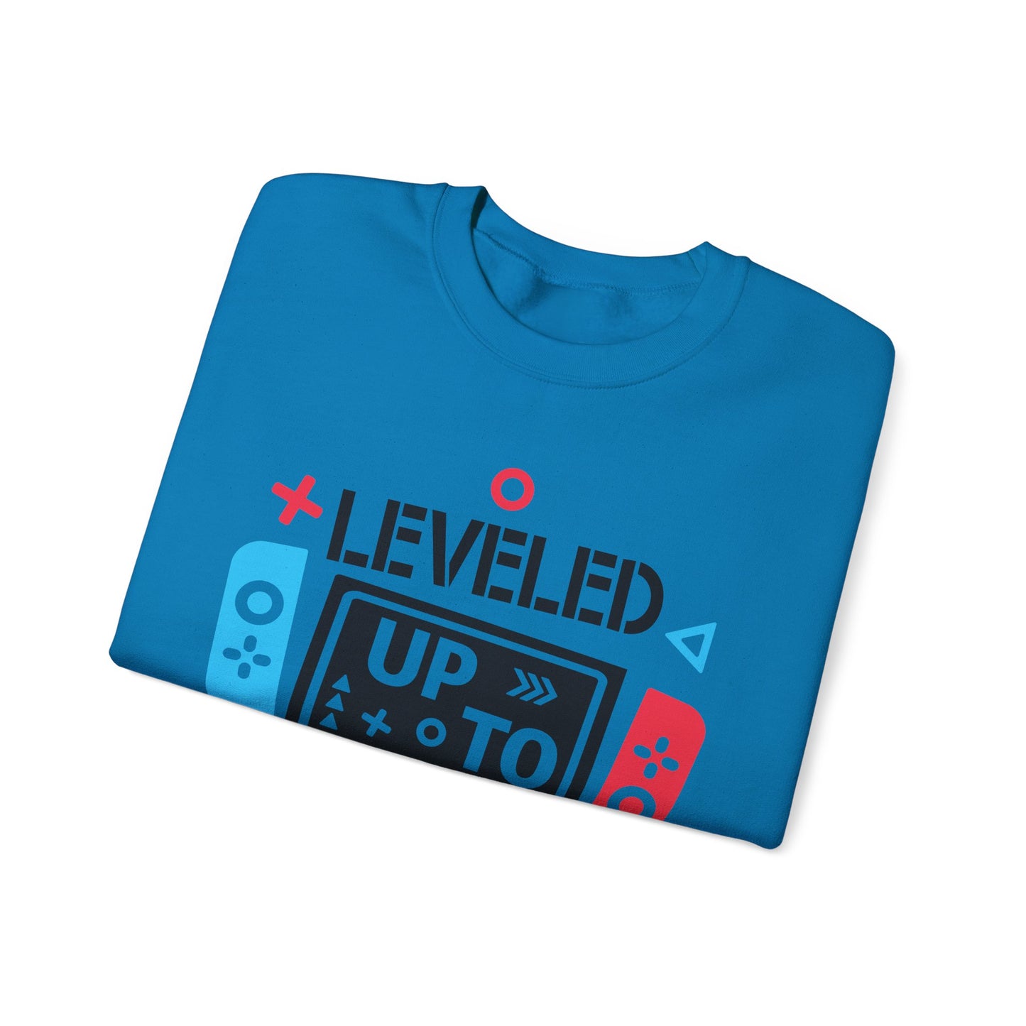 Leveled Up Mama Crewneck Sweatshirt - Unisex Gaming Gift