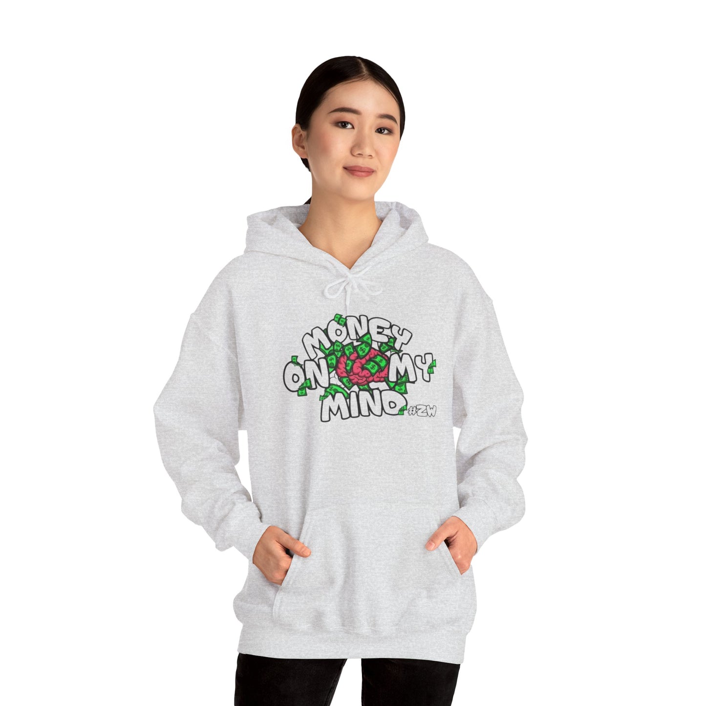 Money on My Mind Hoodie, Cozy Unisex Sweatshirt, Trendy Gift for Him/Her, Lounge Wear, Streetwear Style, Perfect for Casual Outings