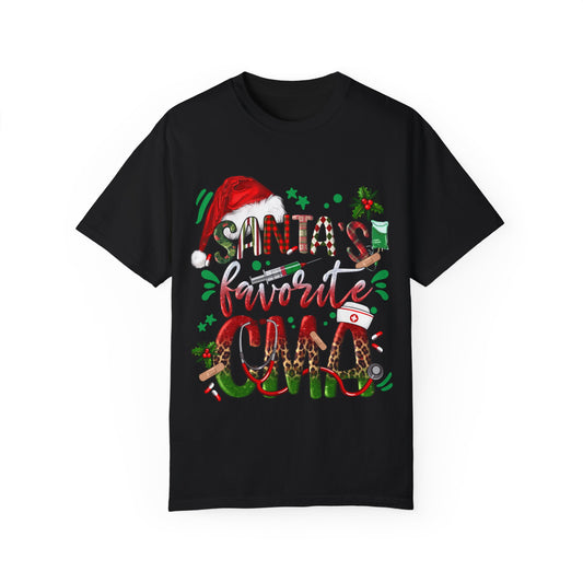 Santa's Favorite CMA T-Shirt, Christmas Gift, Holiday Apparel, Unisex Shirt, Fun Festive Tee, Seasonal Wear