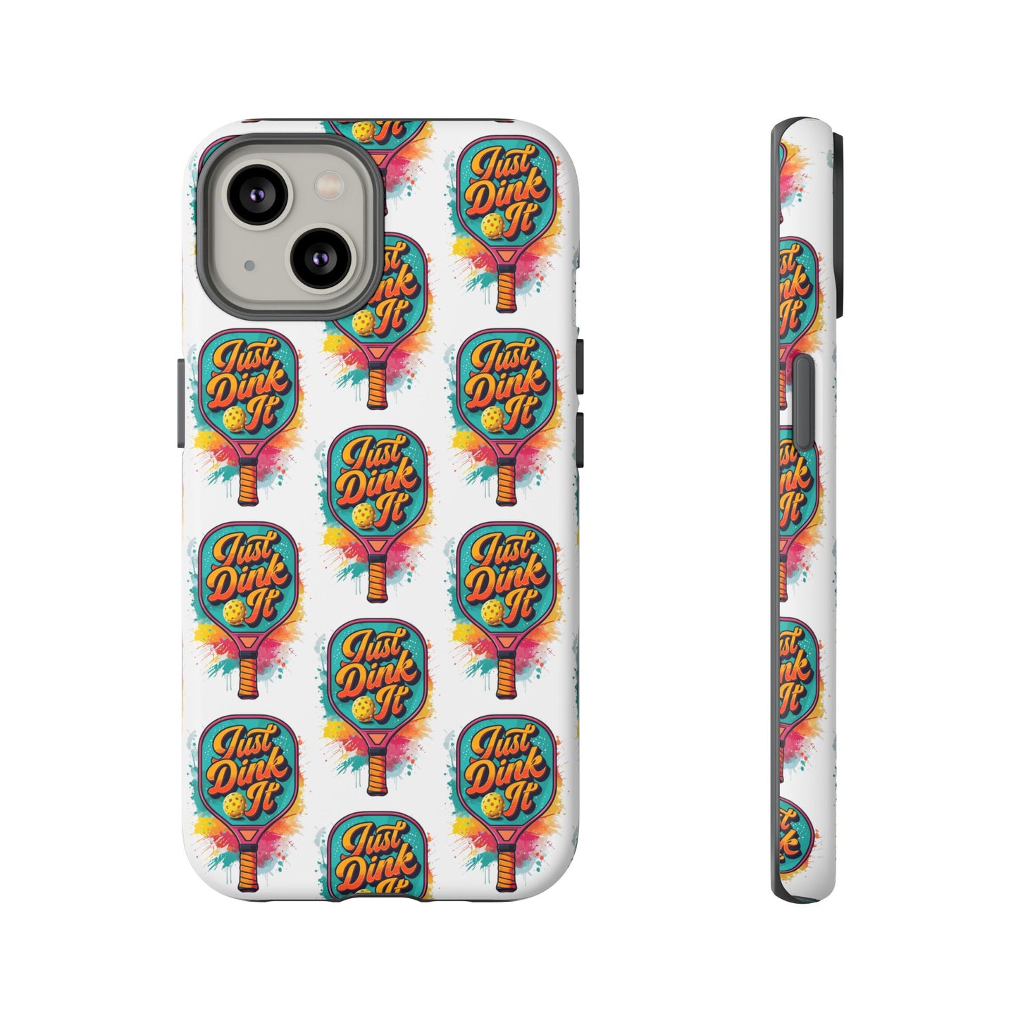 Vibrant Phone Case  pickleball - "Just Drink It" Design for Fun-Loving Drink Enthusiasts, Custom Case, Phone Accessories,