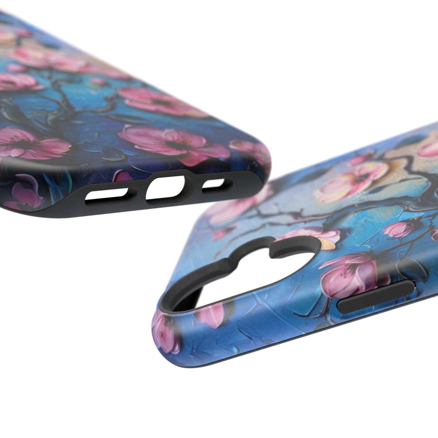 Floral Magnetic Tough Cases - Durable Phone Protection with Artistic Design, Phone Accessories, Gift for Her, Custom Cases,