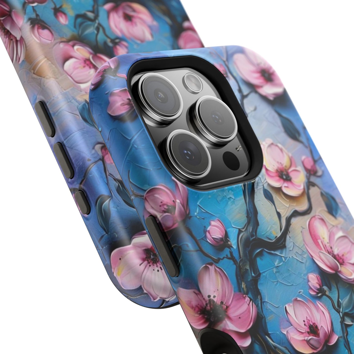 Floral Magnetic Tough Cases - Durable Phone Protection with Artistic Design, Phone Accessories, Gift for Her, Custom Cases,