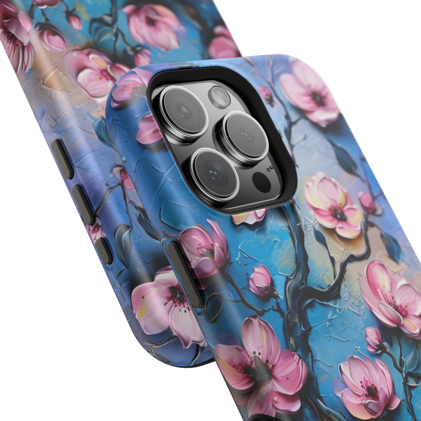 Floral Magnetic Tough Cases - Durable Phone Protection with Artistic Design, Phone Accessories, Gift for Her, Custom Cases,