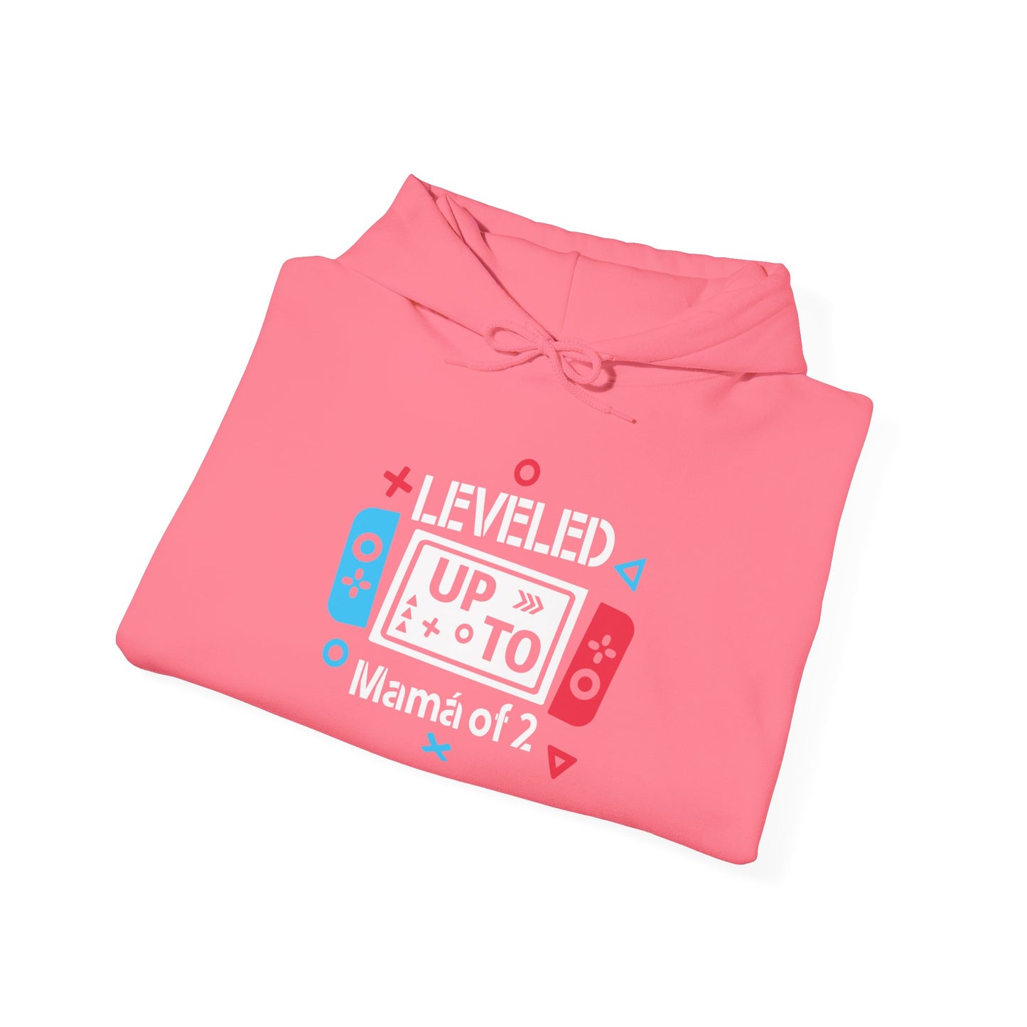 Level Up Mama of 2 Unisex Hooded Sweatshirt - Gamer Mom Gift