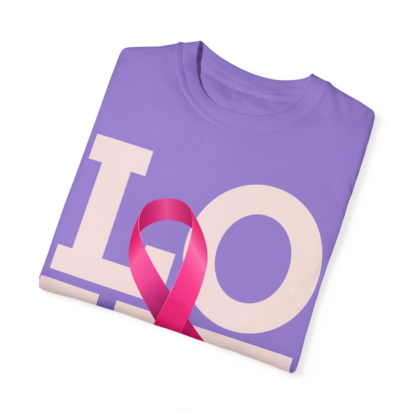 Love Ribbon Unisex T-Shirt - Support Breast Cancer Awareness