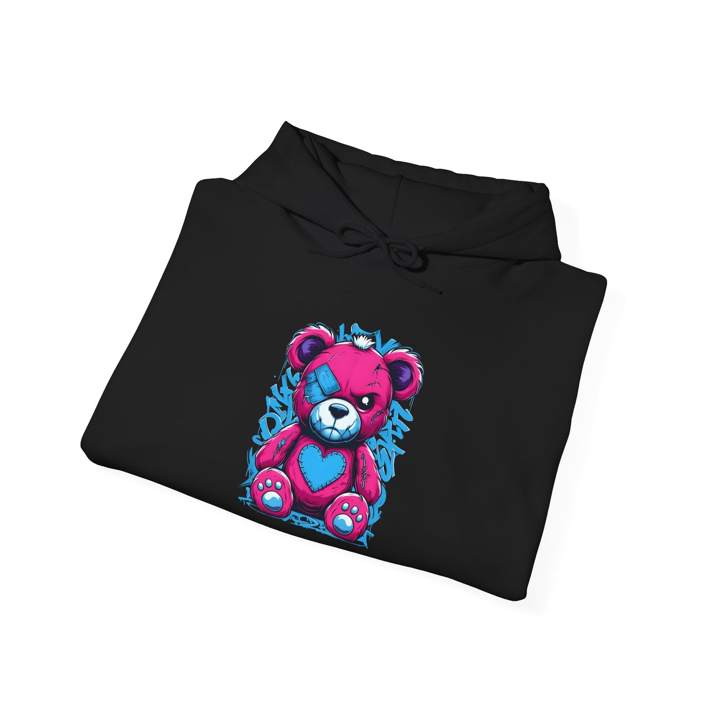 Cute Cartoon Bear Hoodie - Unisex Heavy Blend™ Sweatshirt