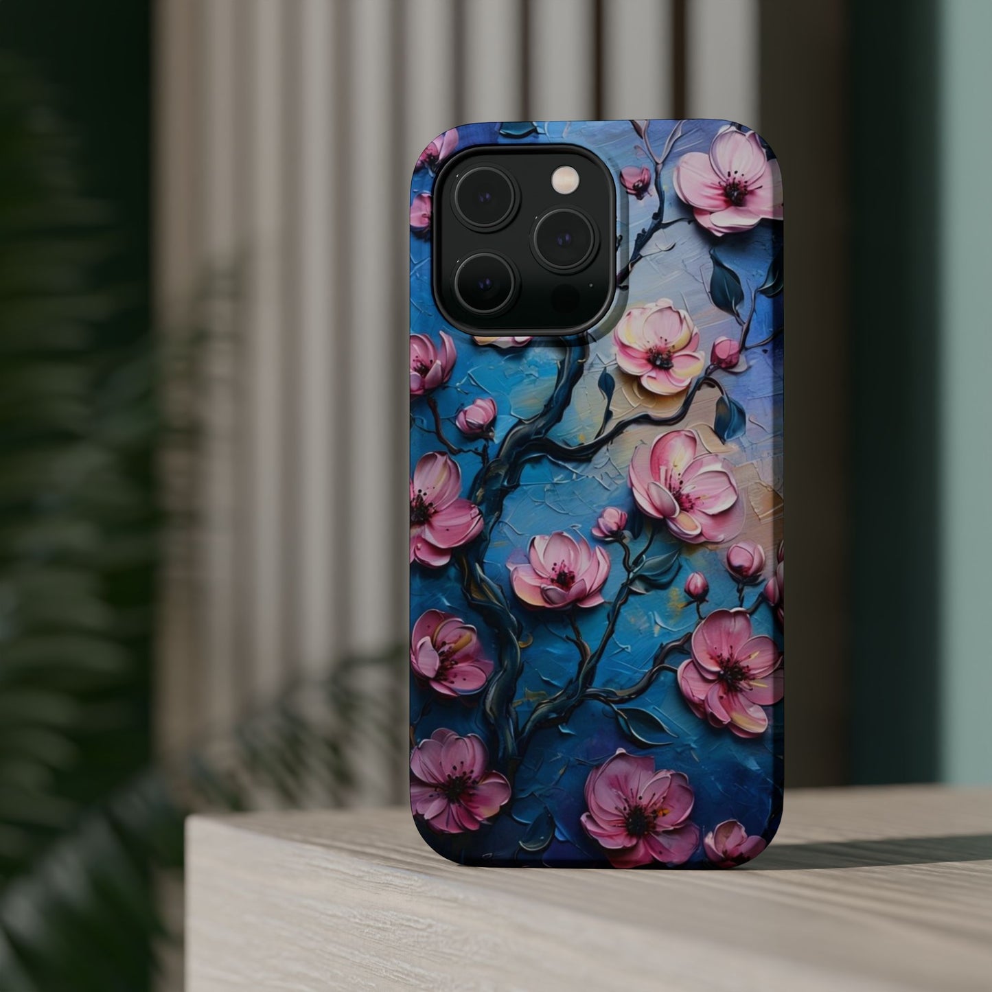 Floral Magnetic Tough Cases - Durable Phone Protection with Artistic Design, Phone Accessories, Gift for Her, Custom Cases,