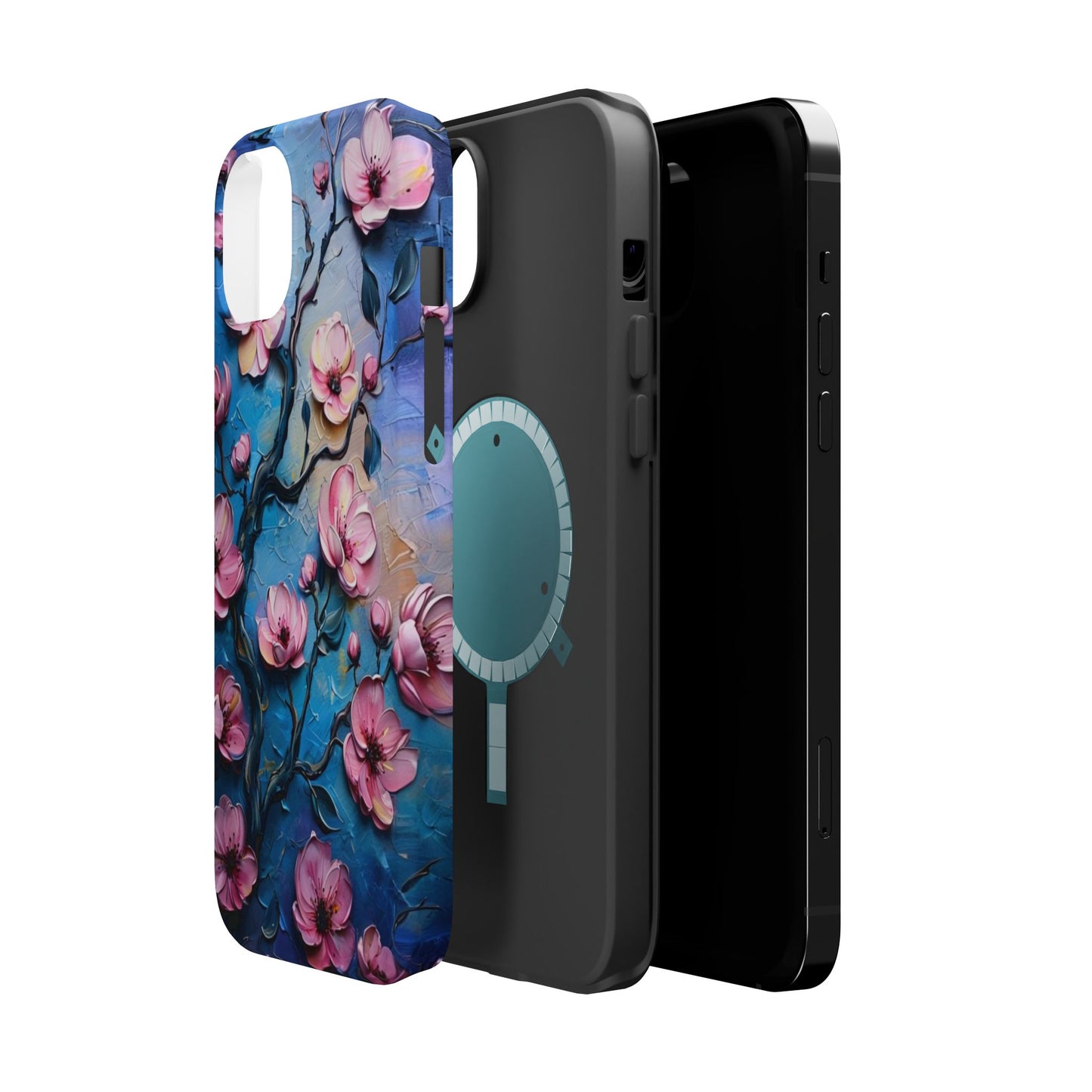 Floral Magnetic Tough Cases - Durable Phone Protection with Artistic Design, Phone Accessories, Gift for Her, Custom Cases,