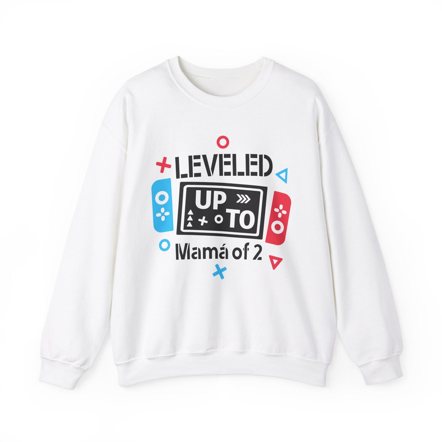 Leveled Up Mama Crewneck Sweatshirt - Unisex Gaming Gift