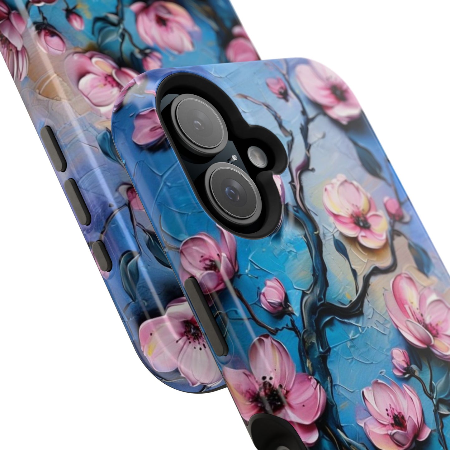 Floral Magnetic Tough Cases - Durable Phone Protection with Artistic Design, Phone Accessories, Gift for Her, Custom Cases,