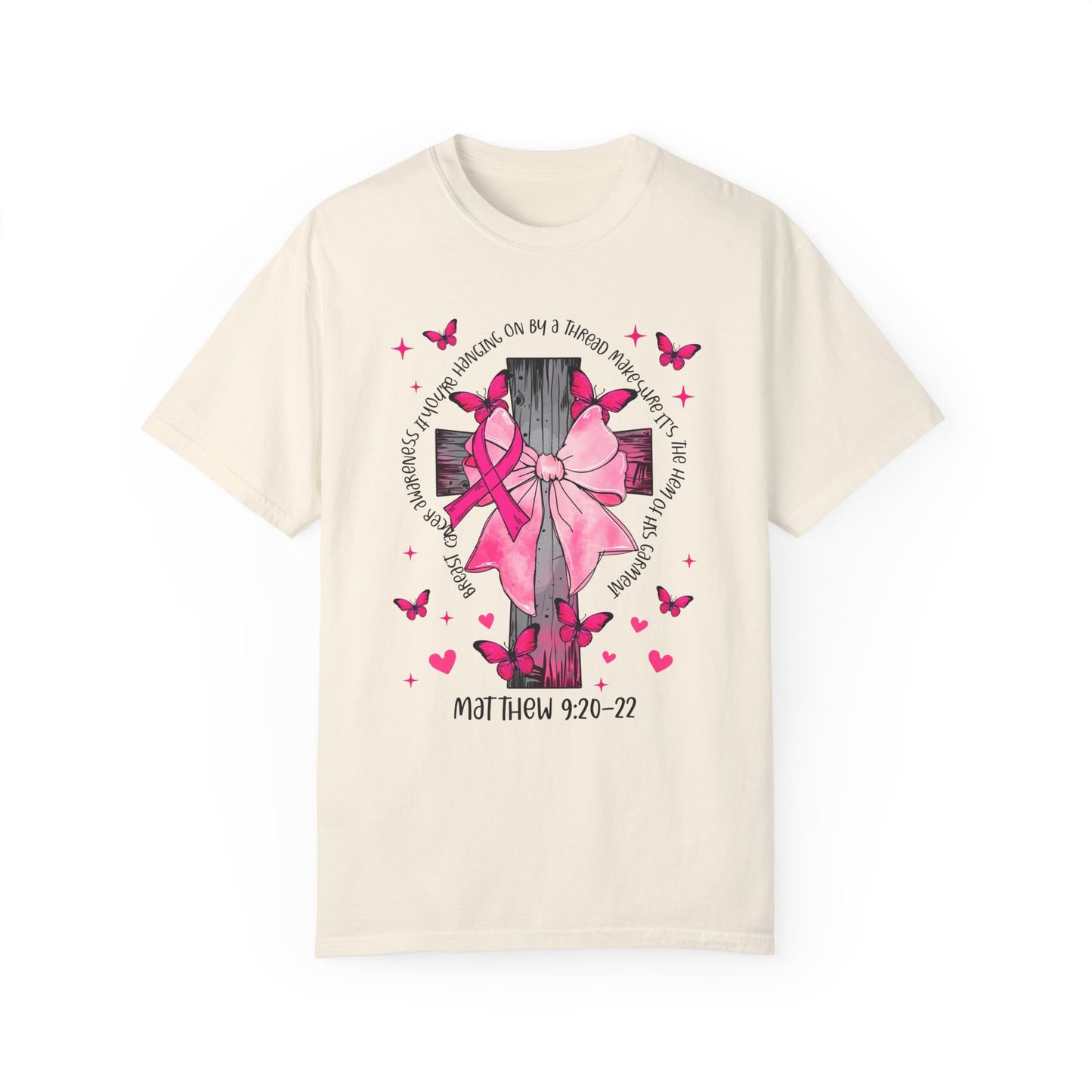 Butterfly and Ribbon Inspirational T-Shirt