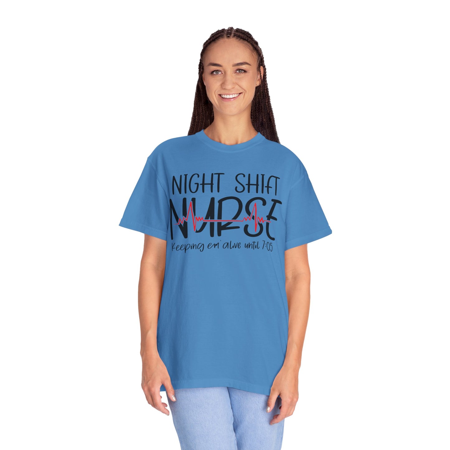 Nurse Night Shift Tee - Funny Gift for Nurses, Hospital Apparel, Shift Work Shirt, Healthcare Humor T-Shirt, Caregiver Gift