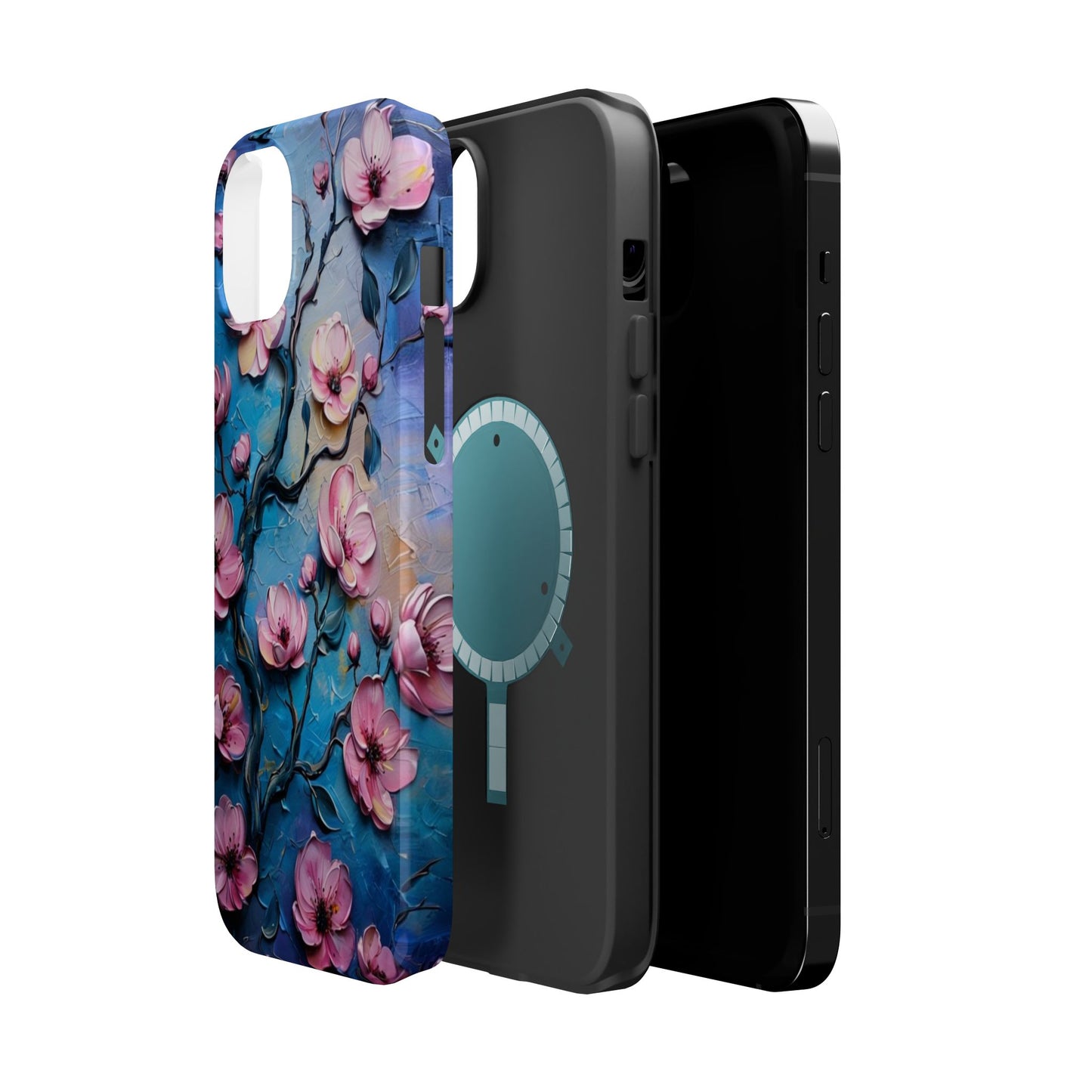 Floral Magnetic Tough Cases - Durable Phone Protection with Artistic Design, Phone Accessories, Gift for Her, Custom Cases,