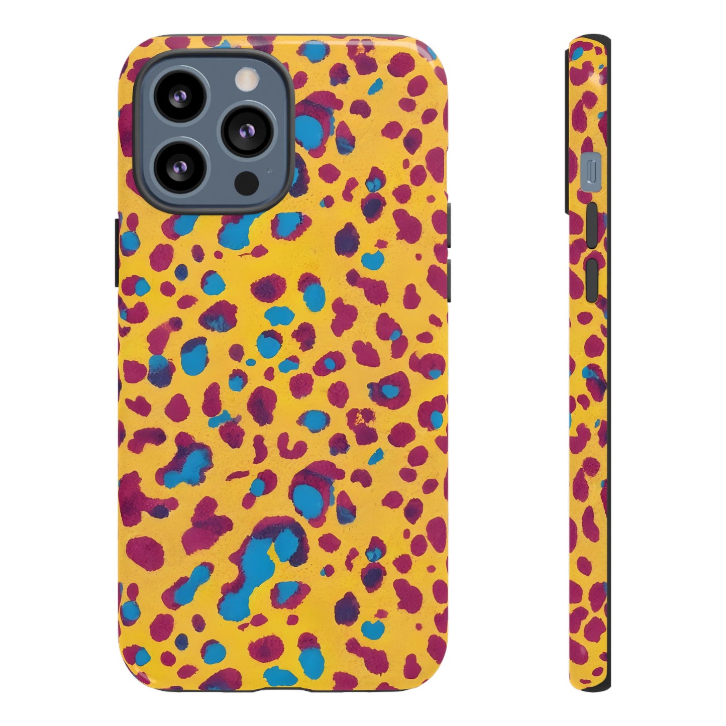 Leopard Print Phone Case - Tough Cases for Trendsetters, Stylish Protection, Unique Tech Accessory, iphone case