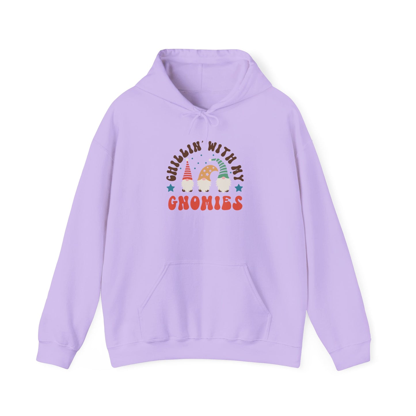 Chillin' with My Gnomies Hoodie, Cozy Sweatshirt for Friends, Fall Fashion, Gift for Garden Lovers, Cute Casual Wear