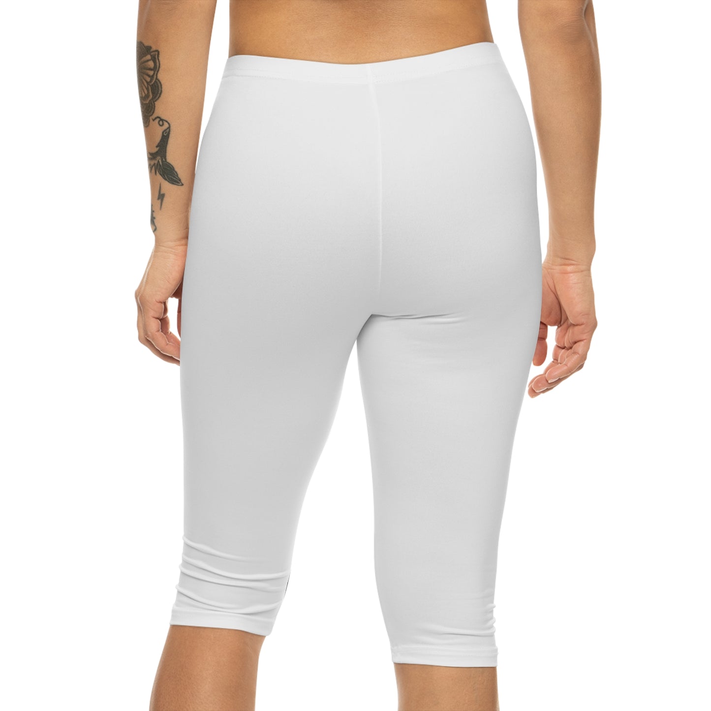 Inspirational Women’s Capri Leggings - 'Pray On It' Motivational Fitness Wear