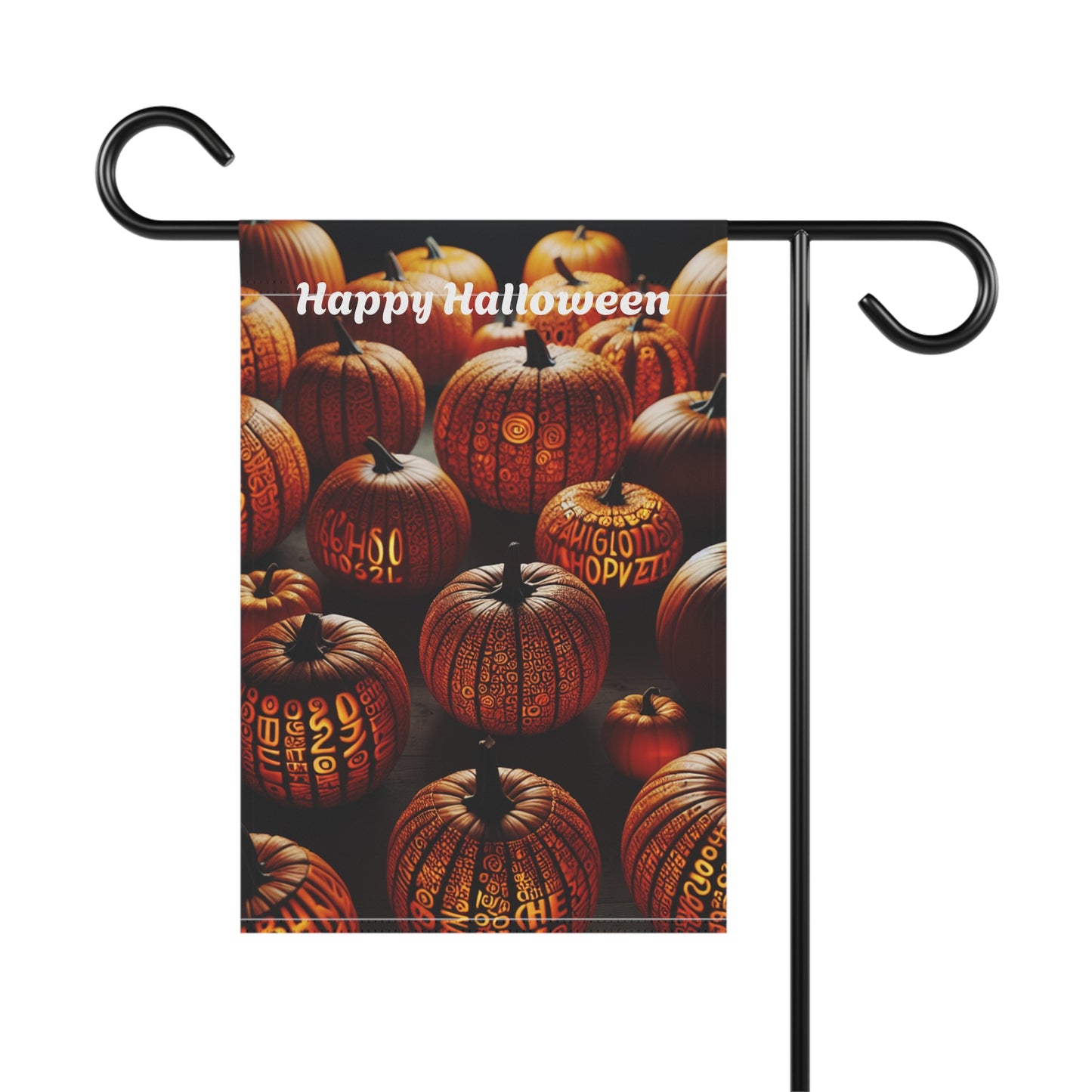 Halloween Garden Banner, Fall Home Decor, Pumpkin Yard Flag, Seasonal Outdoor Decor, Autumn Celebration Decoration